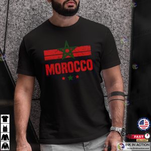 Morocco Flag World Cup Graphic Tee