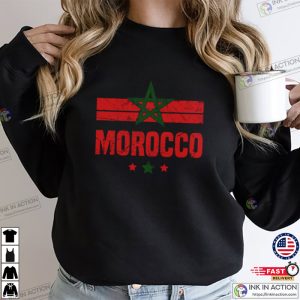 Morocco Flag World Cup T Shirt Moroccan Flag Graphic Tee 4