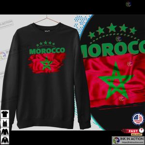 Morocco Football Sweatshirt كرة القدم قميص كأس العالم المغرب Morocco World Cup T shirt 4