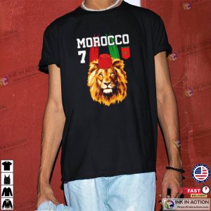 Morocco Lion Flag Sport Morocco with moroccan pattern 2022 Essential T Shirt 2