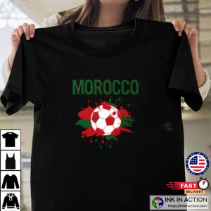Morocco Soccer T Shirt Fan Football Gift Cool Funny Quote Morocco Soccer Essential T Shirt 1