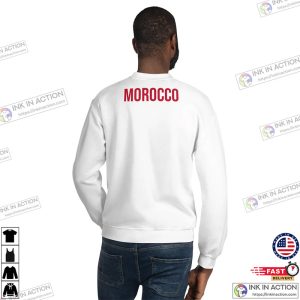 Morocco Soccer Team 2 Sides Shirt Morocco FIFA World Cup Shirt The Atlas Lions Basic Shirt 2