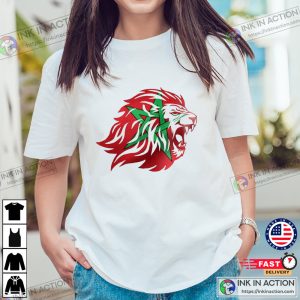 Morocco The Atlas Lions Shirt Morocco World Cup 2022 National Football Team Logo Shirt 5