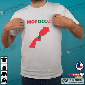 Morocco World Cup 2022 National Football Team Shirt Morocco Flag Shirt