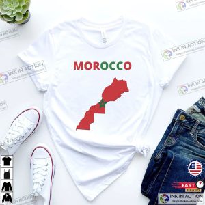 Morocco World Cup 2022 National Football Team Shirt Morocco Flag Shirt 4