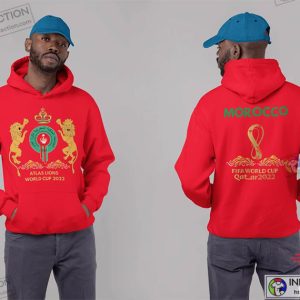 Morocco World Cup 2022 National Football Team Shirt The Atlas Lions Unisex T shirt