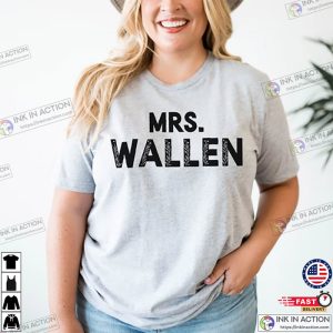 Mrs. Wallen Cute Country Music Concert Graphic Tee Country Western Inspired Shirt 1