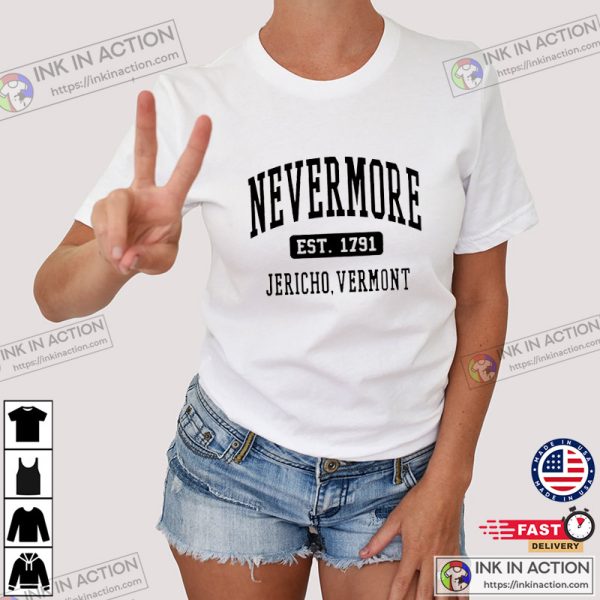 Nevermore Academy Wednesday 2022 Hot Series T-shirt