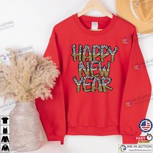 New Years Eve Sweatshirt Leopard Hello 2023 Happy New Years Sweater 3