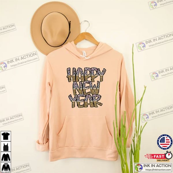 New Years Eve Leopard Happy New Year Shirt