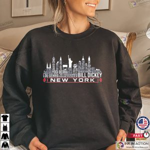 New York Baseball Team All Time Legends New York City Skyline shirt 2