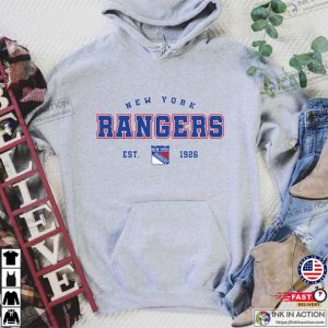 New York Rangers Sweatshirt College Sweater Vintage New York Rangers Hoodie 2
