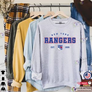 New York Rangers Sweatshirt College Sweater Vintage New York Rangers Hoodie 4