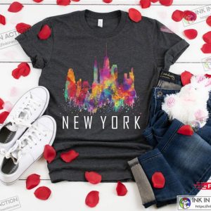 New York watercolor Shirt New Yorker Shirt NYC Shirt New York T shirt 5