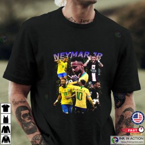 Neymar Brazil PGS Shirt da Silva Santos Jr 90s Graphic T Shirt 3