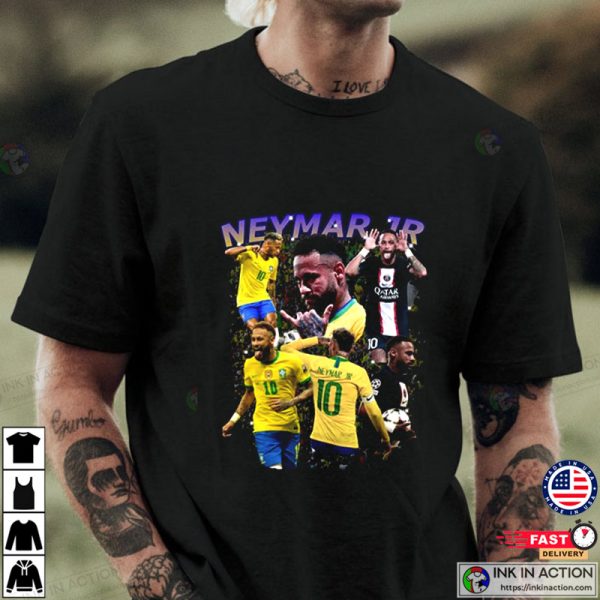 Neymar Brazil PGS Shirt, da Silva Santos Jr 90’s Graphic T-Shirt