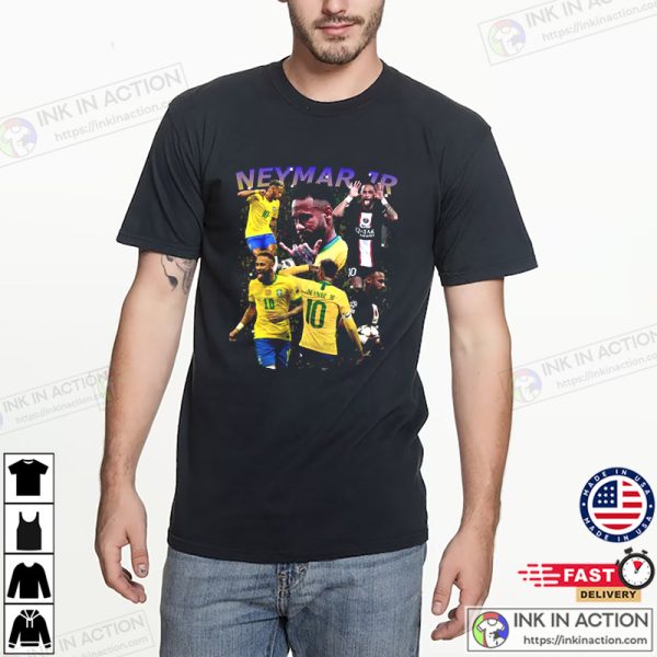 Neymar Brazil PGS Shirt, da Silva Santos Jr 90’s Graphic T-Shirt