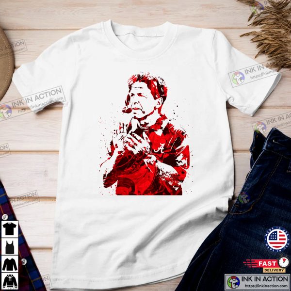 Nick Saban Alabama Crimson Tide Football Poster Shirt