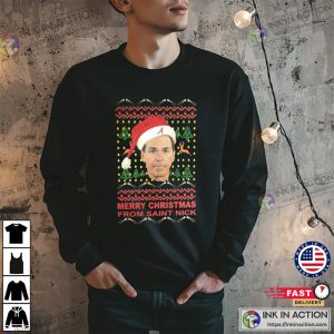 Nick Saban Merry Christmas From Saint Nick Shirt