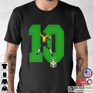 O Rei Pele 10 brazilian pele Best Design Tshirt 3