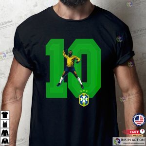 O Rei Pele 10 brazilian pele Best Design Tshirt 4