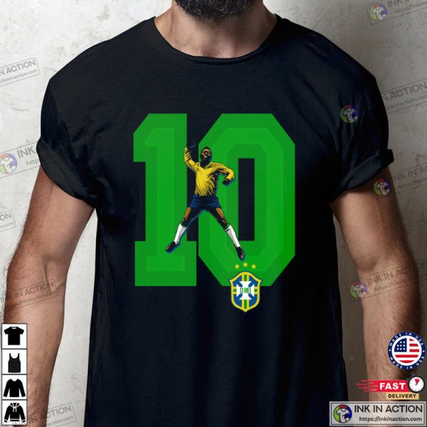 O Rei Pele 10 Brazilian Pele Best Design T-shirt