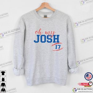 Oh My Josh Crewneck Sweatshirt Buffalo BillsFootballBills MafiaBuffalo Sweatshirt 4