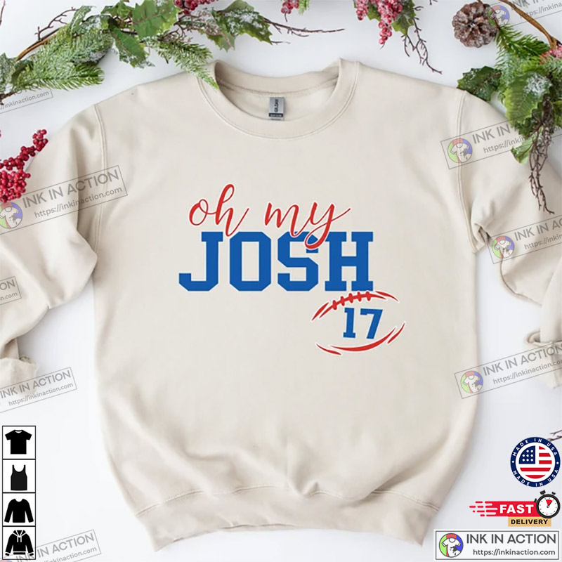 Oh My Josh Football Bills Mafia Crewneck Sweatshirt