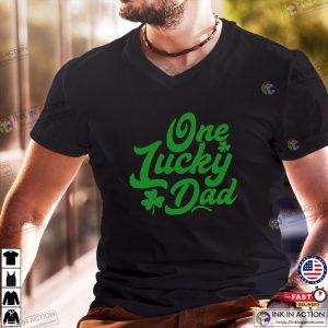 One Lucky Dad Cute St. Patrick Day T shirt 1