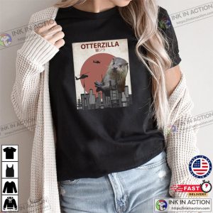 Otterzilla Giant Otter Monster Essential T Shirt 3