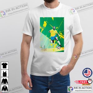 Pele Playing Soccer T-shirt