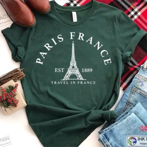 Paris France Shirt Eiffel Tower Shirt Travel To France Shirt 2