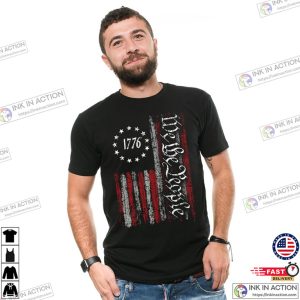 Patriotic t shirtswe the people Flag Shirt Vintage USA Flag 1776 US Flag T shirts 2