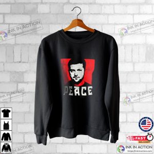 Peace for Ukraine time zelensky person of the year Classic T Shirt 4