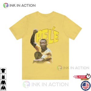 Pele Brazil Pele The Legend Of Football pele playing soccer Tribute Shirt 3