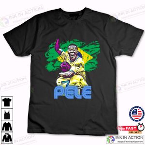 Pele Celebration Legend Of Brazil Gifts Tshirt 1