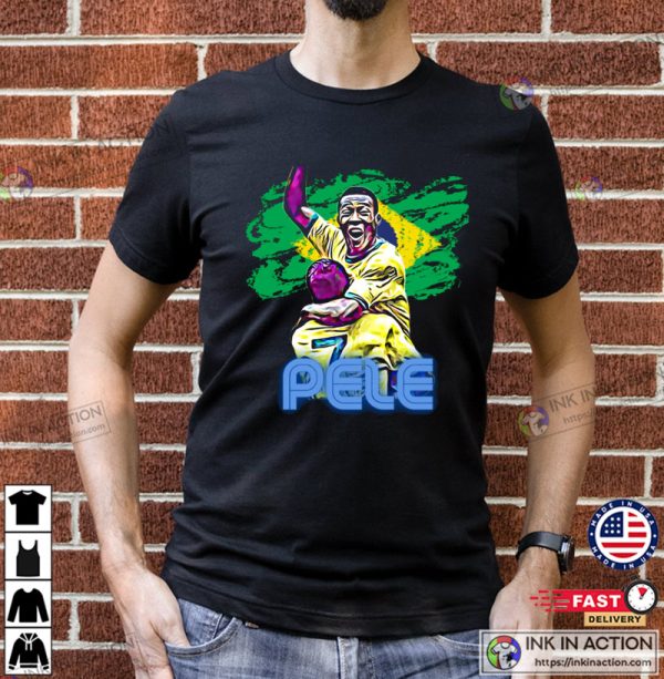 Pele Celebration Legend Of Brazil Gifts T-shirt