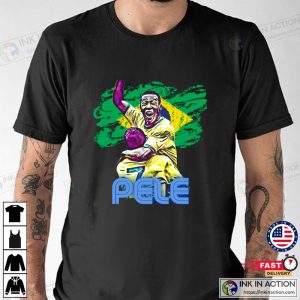 Pele Celebration Legend Of Brazil Gifts Tshirt 3