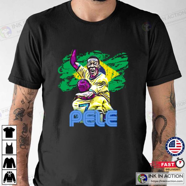 Pele Celebration Legend Of Brazil Gifts T-shirt