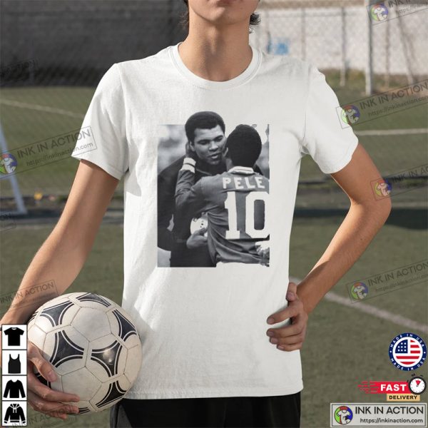 Pele Muhammad Ali Soccer T-shirt