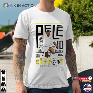 Pele Santos Fc The Football Legend Unisex Shirt
