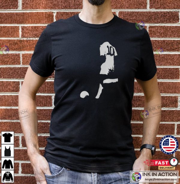 Pele Silhouette Pele Soccer T-shirt