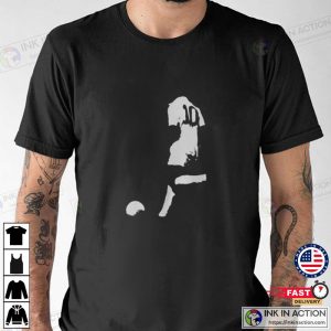 Pele Silhouette pele soccer Tshirt 3