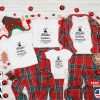 Personalized Christmas Shirt, 2023 Christmas T-shirt, Minimalist Custom Family Shirts
