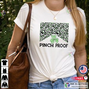 Pinch Proof Green Leopard St. Patrick Day T shirt 2