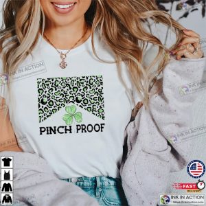 Pinch Proof Green Leopard St. Patrick Day T shirt 3
