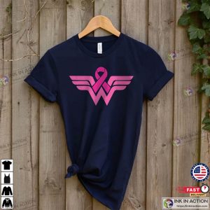 Pink Ribbon T shirt Wonder Woman T Shirt Cancer Warrior Shirt Breast Cancer Tee Cancer Fighter T Shirt Print your thoughts. Tell your stories