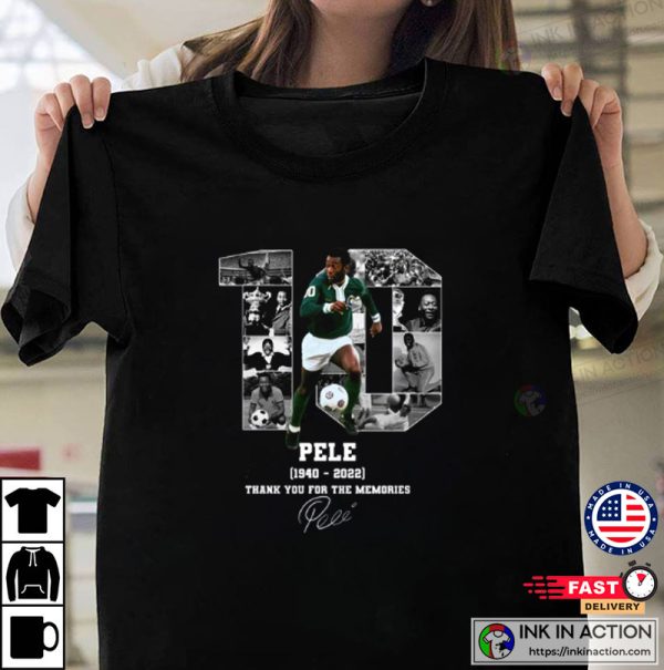 RIP Pele 1940 – 2022 Thank You For The Memories, RIP Pele Shirt