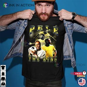 RIP Pele Shirt, Vintage Pele The King Of Football T-shirt