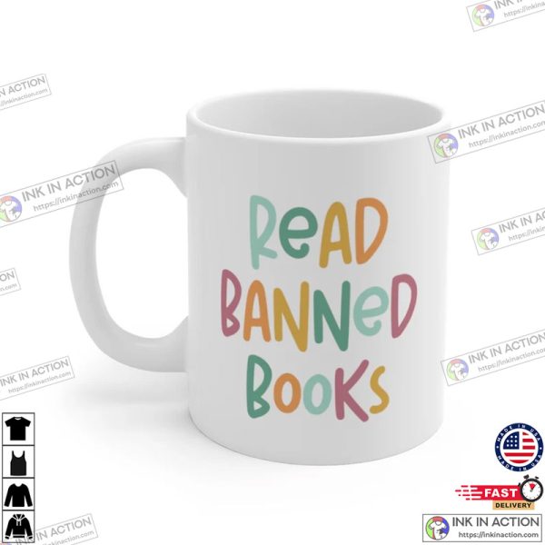 Read Banned Books Reader Coffee Mug